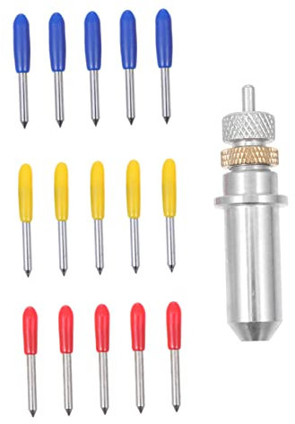 DIYEAH 1 Set Coltello da intaglio utensili da taglio per lettere taglierini per lettere frese di ricambio per macchine da taglio tagliacarte lame da taglio Acciaio al tungsteno