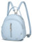 Miss Lulu Damen Handtasche Mini Rucksack Kleiner Eleganter Cityrucksack für Frauen Leichter Reiserucksack mit Abnehmbarem Riemen und 4 Reißverschlusstaschen