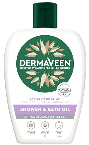 DermaVeen Huile de douche et de bain extra douce 1L