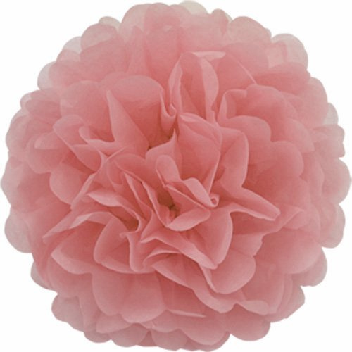 10 papper Pompons 35 cm NYA // PomPoms kam boll sidenpapper pom pom Deko hängande rumsdekor blommor pompon Altrosa 158