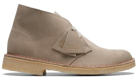 Clarks ORIGINALS Stivali Desert Donna, Scamosciato Sabbia, 38 EU