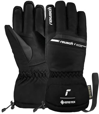 Reusch Sprint Gore-Tex Junior Gants d'hiver, Chauds, imperméables, Coupe-Vent et Respirants, Gants de Ski, Gants de Neige pour Enfants, Adolescents, Filles et garçons