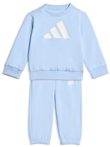 adidas Unisex Baby BIG LOGO ESSENTIALS JOGGER, glow blue/white/white, 3-4 Years