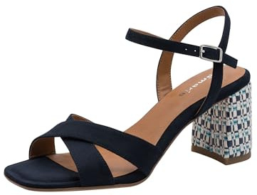 Tamaris sandale femme à talon bloc bleu 36 EU