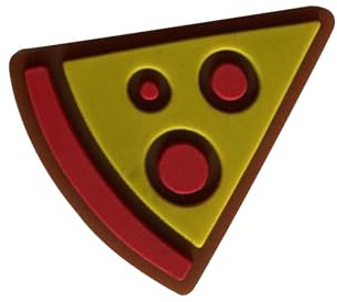 Zanthicia Amortiguador de Vibraciones para Raqueta de Tenis, Suave y Absorbente Impactos para en Exteriores, Forma Pizza, 2.2-2.6 cm