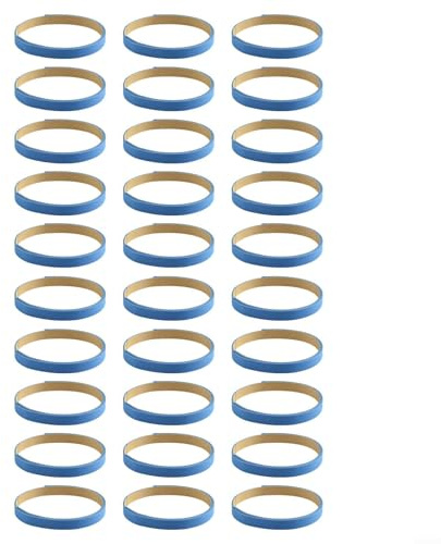 30 cintas protectoras de borde para raquetas de tenis de mesa, material de esponja anticolisión para mayor durabilidad (azul)