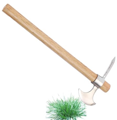 Piccone da Roccia - Acciaio Multifunzione a Doppia Testa Zappa,Piccone da Giardino,Per Giardinaggio Edilizia Esterna Agricoltura Forestale Scavo Radici Arbusti Cortile Terra
