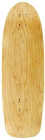 Amagogo Plateau de Skateboard en Érable Deck Planche Cruiser Construction Sept Plis Tout Bois Double Extrémité Relevée pour Tricks de Base Montage Flexible à, Bois Naturel Érable