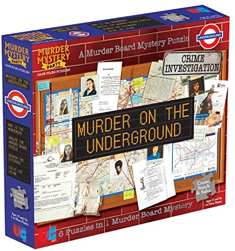 University Games 33272 Mystery Case Files Puzzle Murder on The Underground