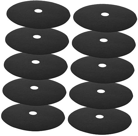 Supvox 10st Verhinderer Baumring Aus Gummi Baumringe Sperrmulch Anti-Gras-bodendecker Mulchring-baumschutz Baumschutzmatten Barrierefolie Barrieregewebe Zubehör Vlies Unkrautbekämpfung