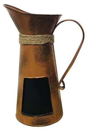 Amosfun Blackboard Coffee Pot Iron Decor Modern Retro Living Accessory Coffee Container for Desktop