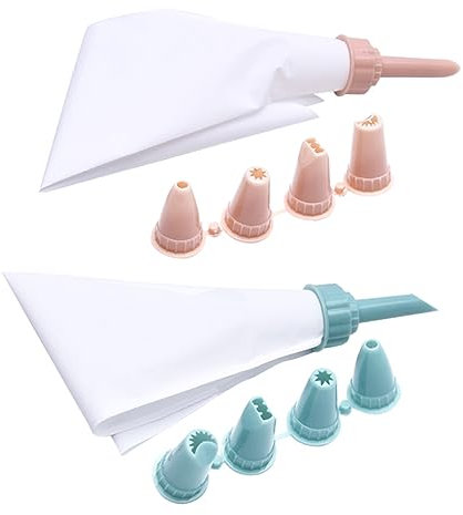 Cabilock Juegos De Mangas Pasteleras y Boquillas Reutilizables para Decorar Pasteles y Cupcakes