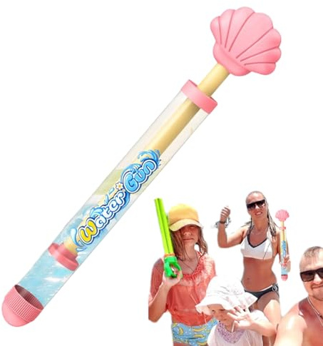 Pistola ad acqua – Giocattolo per esterni con estratto colorato | Giocattolo da spiaggia grande volume per battaglie d'acqua, foto, ragazze e feste estive