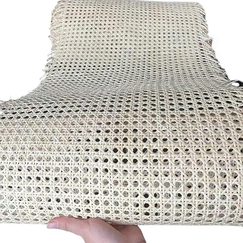 Rollo de ratán natural, 40 cm y 45 cm de ancho, 0,3 a 2 m de largo, ideal para reparación de sillas, mesas, muebles, correas de bastón duraderas para proyectos domésticos (40 x 70 cm)