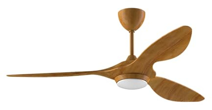 reiga Ventilador de Techo con Luz LED Regulable 132 cm, Mando a Distancia, 6 Velocidades, Temporizador, Modo Verano e Invierno para Dormitorio, Sala de Estar, Cocina, Oficina y Interior