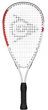 Dunlop Sports Unisex, Teenager Junior Squash Racket Squashschläger, Weiß/Rot, 22(5-7 Years)