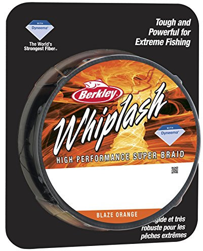 Berkley Whiplash Orange 10m 0,06mm 10,60kg Geflochtene Schnur Angelsehne Angelschnur Braid Line