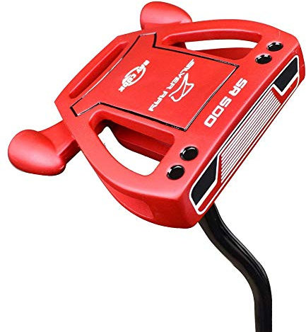 Ray Cook Men's Golf Silver Ray SR500 34 Putter, Limited Edition Red