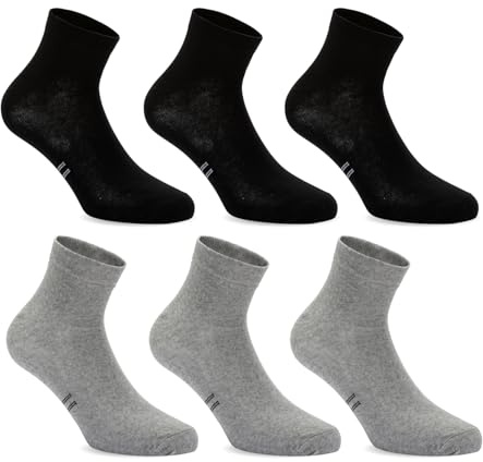 Lancetti SuperSneaker 6 paires de chaussures en pur coton doux modèle quarter hauteur cheville - - 43-46