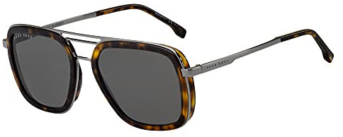 HUGO BOSS Sonnenbrillen BOSS 1235/S 4HU HAVANA DARK RUTHENIUM 55/19/145 Herren