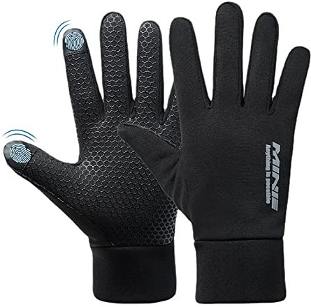 Kinder Handschuhe Wasserdicht Reithandschuhe Winter Warme Thermo Fleece Fahrradhandschuhe Anti-Rutsch Winddicht Leichte Touchscreen Laufhandschuhe Sporthandschuhe FüR Jungen MäDchen (S)