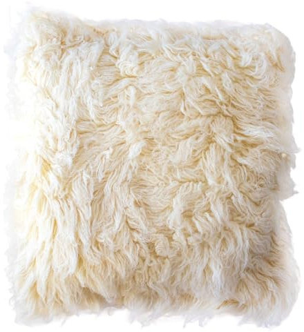 Mr.Ghorbani Athen Flokati Kissen 70 x 70 cm Ohne Füllung