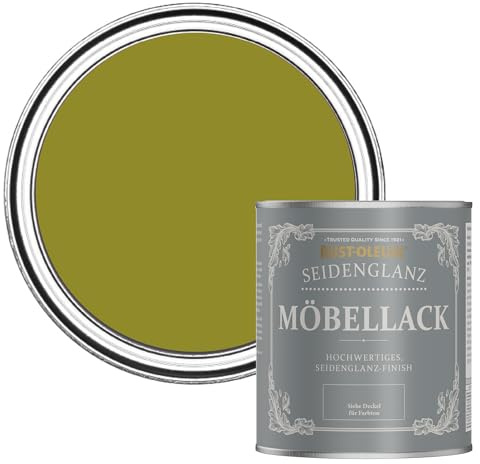 Rust-Oleum Green Furniture Paint in Satin Finish - Pickled Olive 750ml