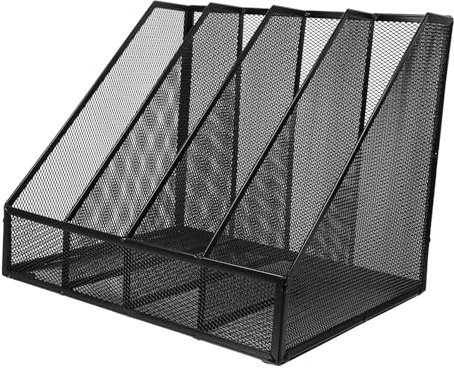 MAGICLULU Netz-aktenordner Aus Metall Für Schreibtisch Dokumentensortierer Briefhalter Mit Fächern Aktensortierer Für Büro Und Zuhause