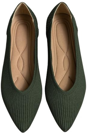 ticticlily Bailarinas Mujer Zapatos Planos Comodos Verano Deportivas Elegentes D Verde 39 EU