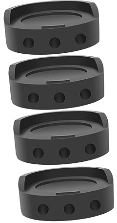 Didiseaon 4 piezas Almohadillas Elevadoras de Muebles Antideslizantes Base para Frigorífico y Lavadora Amortiguadoras y Resistentes al Desgaste Reducción de Vibraciones y Ruido