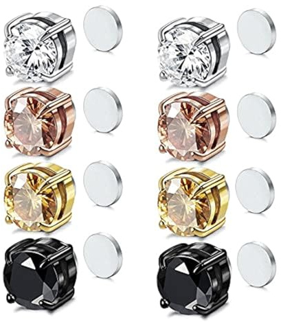 KIRZAX Pendientes y Magnéticos Pendientes Magnéticos Sin Agujero para Hombre, Unisex