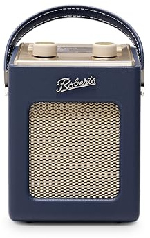 Roberts Revival MINI2 DAB+/FM Portable Radio with Bluetooth, Midnight Blue