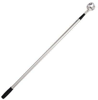 Infällbar golfbollsretriever i aluminiumlegering — bollrör, skopa och uppsamlare — infällbar längd: 108–557 cm