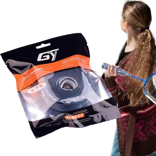 Generiskt racketgrepp-band, halkfritt fodral för racketar | 200 cm självhäftande badmintonracketgreppband från Yape, baseballklubb-greppband för badminton, fiske, tennis, squash
