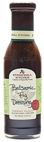Stonewall Kitchen Balsamic Fig Dressing, 330 ml – Sweet and Tangy Balsamic Dressing with the Rich Flavour of Figs, Perfect for Salads and Marinades