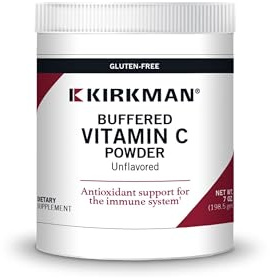 Buffered Vitamin C Powder - Bio-Max Series - Unflavored - Hypoallergenic, 7 oz