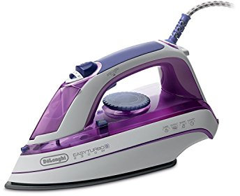 De'Longhi FXK23AT EasyTurbo S Ferro da Stiro a Vapore Bianco/Lilla