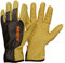 ROSTAING Handschuhe SEQUOIA - Ein Paar Gartenhandschuhe aus Leder - Für alle Arbeiten in trockener und feuchter Umgebung - Pflanzen, Umgraben - Atmungsaktiv und ergonomisch - wasserabweisender