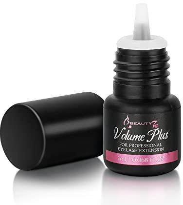Volume Plus 0.1s Fast Drying Retention 8 WEEKS Eyelash Black Glue Eyelash Extension Glue Individual Lash Extensions for Professionals Used 2ml