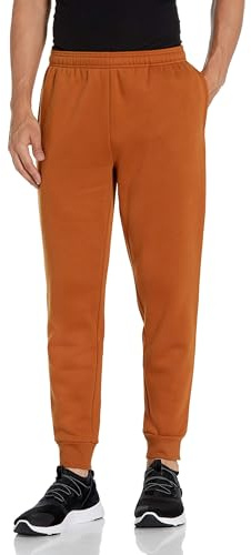 Amazon Essentials Pantalones Deportivos de Forro Polar y Corte Holgado Hombre, Nuez Moscada, M