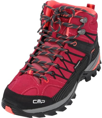 CMP Rigel Mid Wmn trekking sko Wp dam Promenadsko, Magenta antracit, 40 EU