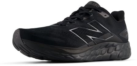 New Balance Damen Fresh Foam 680 V8 Laufschuh, Schwarz/Phantom/Black Metallic, 45.5 EU