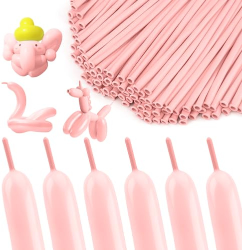 Modellierbare Luftballons, Ballonstäbe, lange Modellierballons, magische Luftballons, 100 Stück lange Latexballons zum Selbermachen für Partys, Geburtstage, Hochzeiten, Jubiläen Dekoration