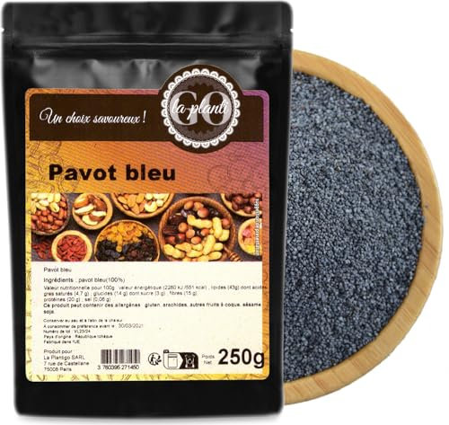 Pavot bleu 250 g - LA PLANTIGO