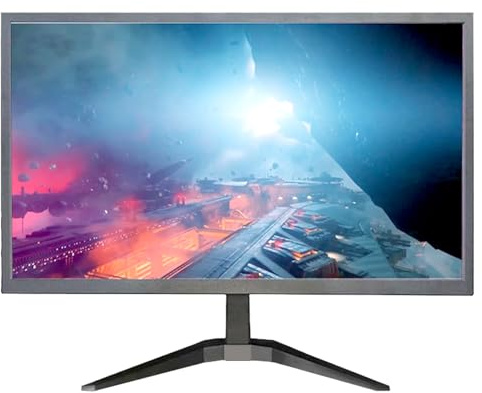 YOTETION 19 HD Monitor (1440 x 900), 60Hz Refresh Rate, HDMI x1, VGA x1, Small Slim Monitor for Laptops, Computers and Desktops, LED Display, Connection
