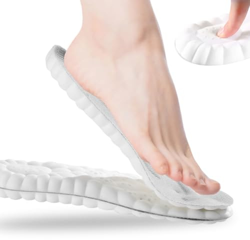 Semelles orthopédiques en mousse à mémoire de forme, massage confortable, semelles intérieures amortissantes pour homme et femme pour le sport et la vie quotidienne, respirantes, douces, 43-44
