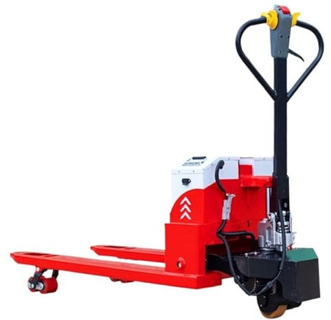 BOOZXCV Transpaleta Industrial Transpaleta eléctrica de Litio Transpaletas eléctricas Walkie 4400 LB Tamaño de Horquillas de 45 x 22 para manipulación de Materiales