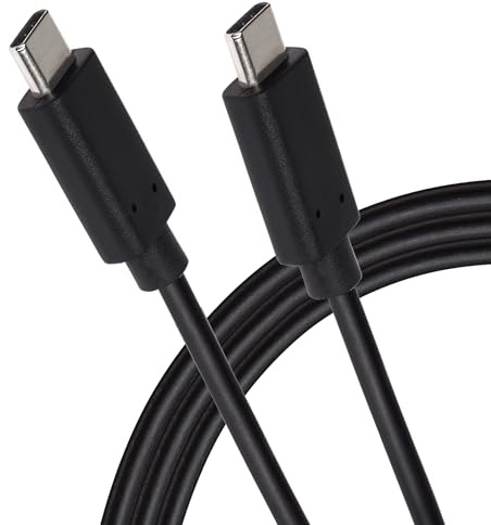 Maplin USB-C to USB-C 100W PD V3.2 Gen 2 10Gbps Cable, 1m, Charging and Data Transfer, for Apple MacBook, iPad, iPhone 15, Samsung Galaxy phones, Microsoft Surface, Google Pixel and more
