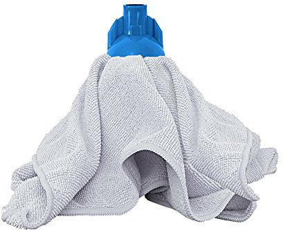 La Briantina Ricambio Mocio Professionale Perseo in Microfibra, Testina Mop Lavapavimenti per Tutte le Superfici, 125 Grammi, Fibra 23 cm
