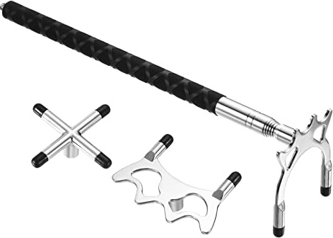 PATIKIL Einziehbar Billard Queue Stock Brücke Silikon Billardqueue Silber